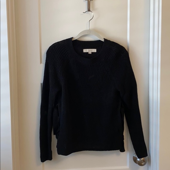 lightweight black summer sweater
